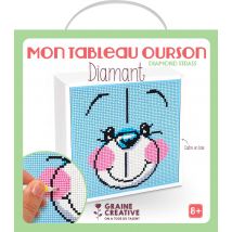 Kit Tableaux Diamants Ourson - Graine Creative