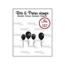 Tampon Transparent Crealies Bits & Pieces N°157 Ballons - Crealies