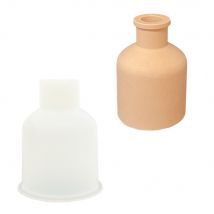 Moule En Silicone 7,8 Cm X 10,1 Cm - Vase Rond - Jesmonite