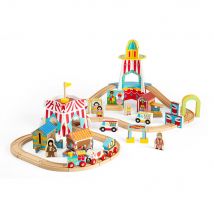 Ensemble De Train Juste Amusan - Fun Fair - Bigjigs Toys