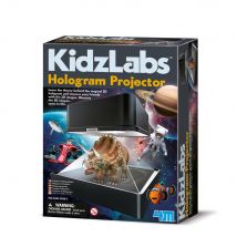 4m kidzlabs science: projecteur Hologramme, Instructions inclus, fonctionne Sur Piles 2x1.5v Aaa (excl.), Boîte 17x22x6cm, 8+ - Version Anglaise