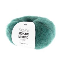 Laissez-vous Envelopper De Luxe : Pelote De Laine Fashion Mohair Merino Chunky - Rico Design 06 Vert