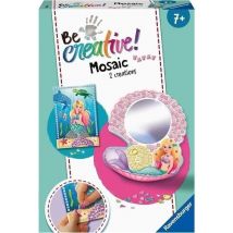 Coffret Mosaique Mermaid - A Partir De 7 Ans - Décorez Facilement 2 Objets - Certifié Fsc Mixte - Ravensburger
