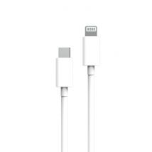 Myway Câble Lightning Vers Usb-c Charge 60w Et Synchronisation 1m Blanc