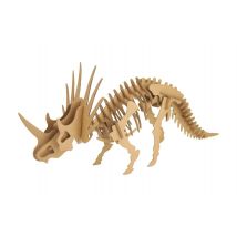 Maquette Dinosaure Tricératops En Carton 35 X 15 X 11 Cm - Megacrea DIY