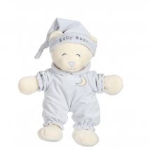 Ours Baby Bear Douceur Gris - 24 Cm - Gipsy Toys
