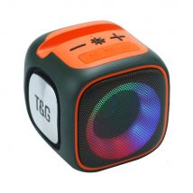 Enceinte Bluetooth Led Portable Son Immersif Tws Autonomie Longue Durée Vert Yonis - Yonis