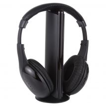 Casque Audio Sans Fil 5 En 1 Avec Récepteur Émetteur Et Radio Fm Intégrée Yonis - Yonis