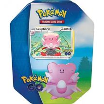 Pokebox Leuphorie 200 Pv - Carte A Collectionner Pokemon - Boite Metal Bleue - Asmodee