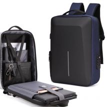 Sac À Dos Ordinateur Anti-vol Étanche Avec Port Usb Et Poignée Télescopique Yonis - Yonis