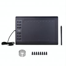 Tablette Graphique Pro 8192 Niveaux Sensibilité Compatible Windows Mac Android Yonis - Yonis