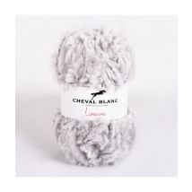 Pelote De Fourrure Louve - Cheval Blanc 71 Gris