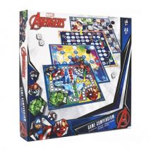 Boite Multijeux Avengers Marvel 4 Plateaux : Marelle, Dames, Petits Chevaux, Échelle - Cartamundi - Cartamundi