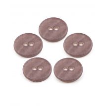 Lot De 5 Boutons Nacre Colorée - Ppy
