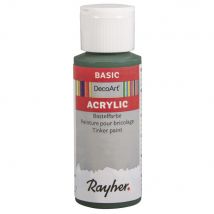 Peinture Acrylic, Flacon 59 Ml, Vert Forêt Noir - DecoArt