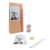 Kit Tricot Béguin Bébé Boubou Grege 3m - Phildar