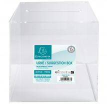 Urne Transparente 21x21x21 Cm - Cristal - Exacompta