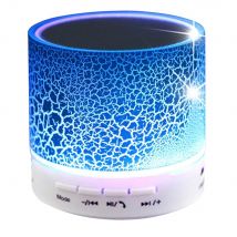 Enceinte Bluetooth Portable Led Lumineuse Mains-libres Carte Tf 32gb Bleu Yonis - Yonis