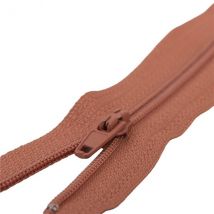 Fermeture Fine Polyester N°2 Couleur Rouge Rouille - My mercerie