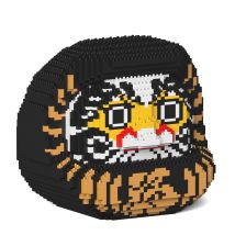 Poupée Daruma N°2 Noire Taille Standard | Jekca | 14 Ans Et + - Jekca