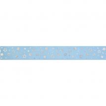 Ruban De Gâteau Petites Etoiles Bleu (4 Cm - 1 M) - MODECOR