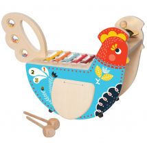 Poule Musicale En Bois - Manhattan Toy