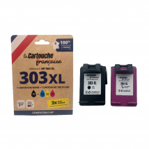 Cartouche Compatible Hp 303xl Noir Et Couleurs - La Cartouche Française - HPI