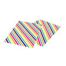 2 Feuilles Papier Cadeau Arc En Ciel Oxybul