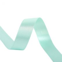 Bobine 40m Ruban Satin Double Face Fabriqué En France Turquoise - My mercerie