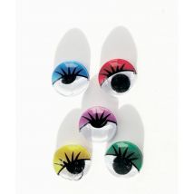 Yeux Mobiles Avec Cils Couleurs Ø10 Mm 100 Pièces - Kiddi