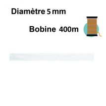 Tresse Élastique 5 Mm Blanc 400 Mètres Made In France - My mercerie