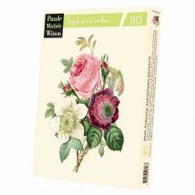 Rose, Anémone Et Clématite De Redouté - Puzzle Michèle Wilson