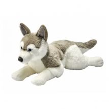 Peluche Husky Couche 60cm - Anima