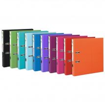 Classeur À Levier Prem'touch Intérieur Et Extérieur En Polypropylène - Dos 50mm - A4 Maxi. - Couleurs Assorties - X 10 - Exacompta