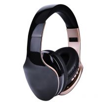 Casque Bluetooth Pliable 4.0 Sans Fil Avec Micro 8h De Musique 10h De Conversation + Sd 32go Noir Yonis - Yonis