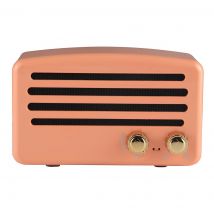 Enceinte Bluetooth Portable V4.2 Stéréo Mic Intégré Appels Mains-libres Fm Aux Tf Orange Yonis - Yonis