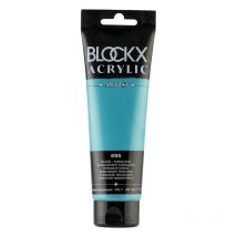 Peinture Acrylique - Turquoise Nacré - 695 - Blockx Artist - Qualité Beaux-arts - Tube 120ml - Color Block