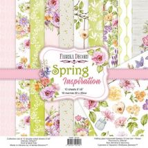 10 Papiers Scrapbooking 20 X 20 Cm Fabrika Decoru Spring Inspiration Scrapbooking
