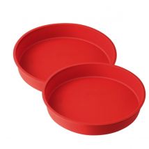 Deux Moules À Manqué En Silicone De 26 Cm Dr. Oetker Flexxibel Love