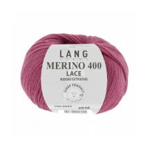 Pelote De Laine À Tricoter Merino 400 Lace - 25gr - Lang Yarns 85 Rose - LangYarns