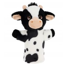 Peluche Marionnette Vache 27cm 100% Recyclée - KeelToys