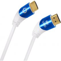 Oehlbach Shape Magic Uhd 40 Blanc (1 M)