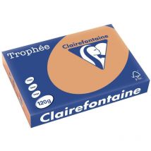 Ramette De Papier - A4 - Caramel - 120g - Impression - 250 Feuilles - Clairefontaine Trophée