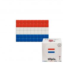Kit Mosaïque Diy Pixel Art - Drapeau Luxembourg - Mini - Tilipix