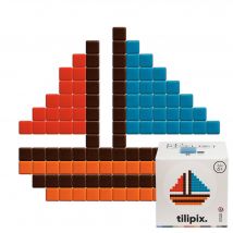 Kit Mosaïque Diy Pixel Art - Bateau Voilier - Classique - Tilipix