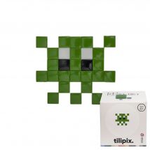 Kit Mosaïque Diy Pixel Art - Little Monster - Vert Foncé - Tilipix