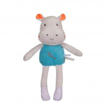 Peluche - Pantin bamboo Hippopotame - 24 Cm S/carte - Gipsy Toys
