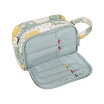 Pochette De Rangement À Crochet – Motif Abeille Patchwork – Hobby Gift (11,5 X 20,5 X 13 Cm) Multicolore