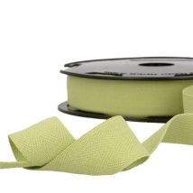 Bobine 50m Sergé Coton Vert Nil - My mercerie
