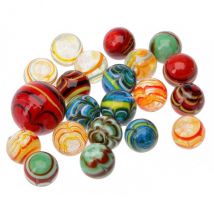 Filet De 20 Billes 16 Mm + 1 Calot 25 Mm Spider - Série Collector - Kim Play - Jeu De Recreation, Adresse - Kim'Play